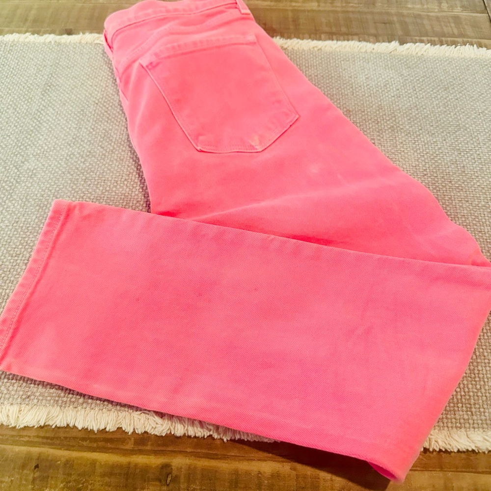 JBrand pink straight leg jeans. Size 28.
